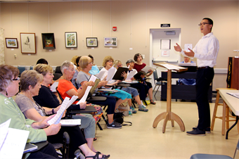 THE OLLI SINGERS at the Aventura Public Library