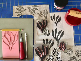 Print, Carve. Repeat: Hand Printing Techniques