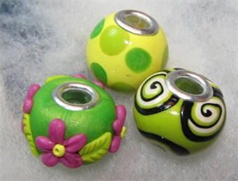 Silver Core Polymer Clay Beads Workshop