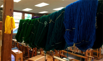 Dyeing Yarns for Weaving