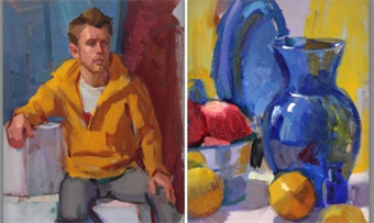 Painting the Still Life + Figure in Oil