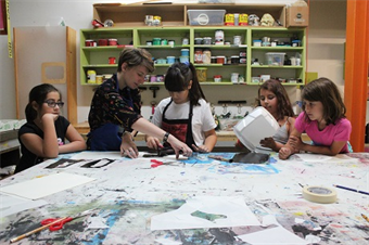 Mixed-Media Collage + Image Transfers (Ages 11-12)