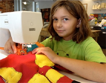 Sew What? Learning to Sew with a Machine (Ages 9-10)