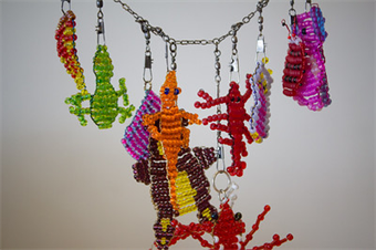 Create a Beaded Charm Necklace (Ages 9-10)
