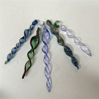 Hot Glass Icicle Ornament – New!