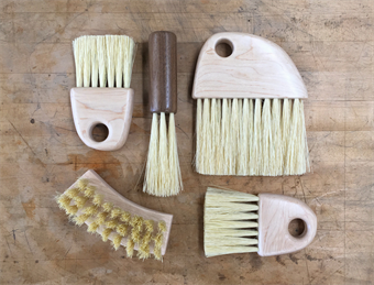 Handmade Wooden Brushes- New!