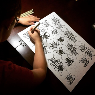 Pen and Ink Drawing (Ages 9–10)