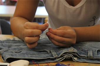 Sew What? Learning to Sew with a Machine (Ages 11–12)