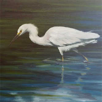 Joy of Painting- Egret