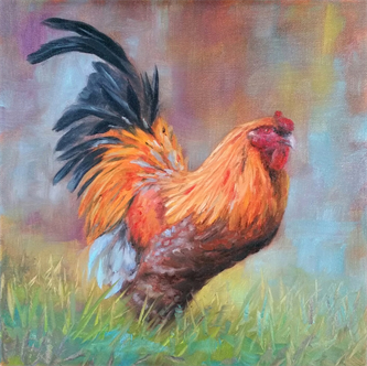 Joy of Painting- Rooster