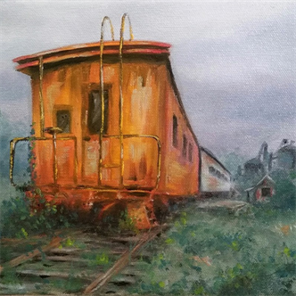 Joy of Painting- Caboose
