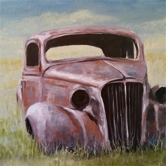 Joy of Painting- Rusted Car
