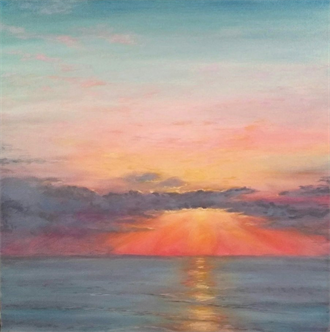 Joy of Painting- Ocean Sunset