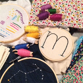 Hand Embroidered Monograms (Ages 12+)