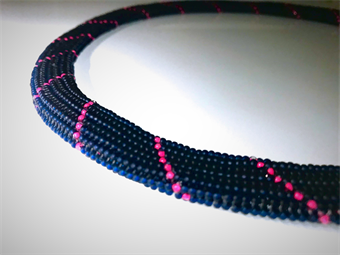 Beaded Tube Necklace: Using the Ndebele Stitch - NEW!