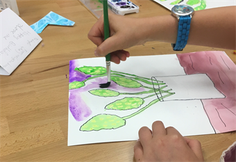 Painting with Watercolors (Ages 9–10)
