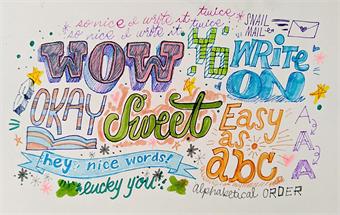ONLINE: Fun with Creative Lettering (Ages 9-11)