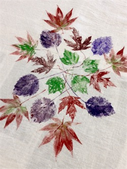 Leaf Printing On Textiles And Papers Workshop