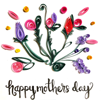 ONLINE: Introduction to Paper Quilling: Mother's Day Card