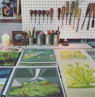 ONLINE: Relief Printmaking at Home