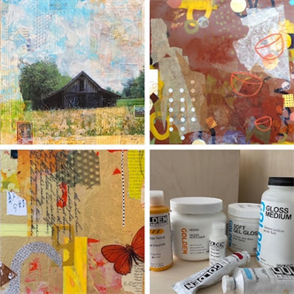 ONLINE: Adventures In Mixed Media Collage Paintings