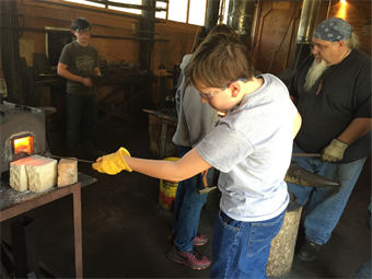 Guilford Art Center Teen Blacksmithing Session A