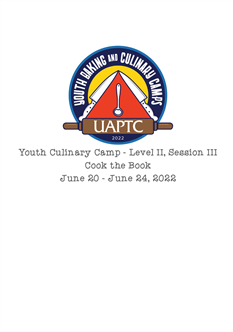 Youth Culinary Camp - Level 2 - Session 3: Cook the Book