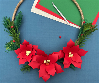 ONSITE: Paper Botanicals: Create a Winter Wreath (Adults and Youth 16+ with Registered Adult)