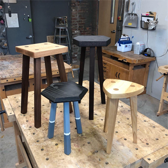 ONSITE: Introduction to Woodworking: Make a Modern Stool (A)