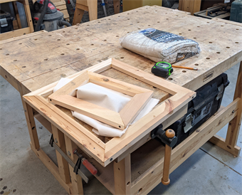 ONSITE: Build + Stretch Your Own Canvas in the Woodshop